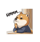 おうちでまったり柴犬シュウイチ（個別スタンプ：24）