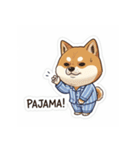 おうちでまったり柴犬シュウイチ（個別スタンプ：34）
