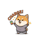 おうちでまったり柴犬シュウイチ（個別スタンプ：35）