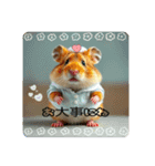 ハムちゃんの生活 日常（個別スタンプ：9）
