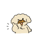 きなこ先生とカオニャオ坊ちゃん＆シロくん（個別スタンプ：4）