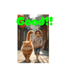 猫とおさんぽ（個別スタンプ：11）