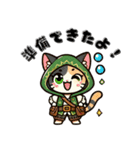 ゆっくり脳トレ  NEKO猫スタンプ（個別スタンプ：1）