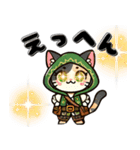 ゆっくり脳トレ  NEKO猫スタンプ（個別スタンプ：3）
