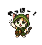 ゆっくり脳トレ  NEKO猫スタンプ（個別スタンプ：7）