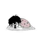 黒髪男子yuの日常（個別スタンプ：3）