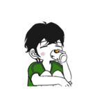 黒髪男子yuの日常（個別スタンプ：7）