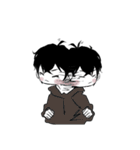 黒髪男子yuの日常（個別スタンプ：9）