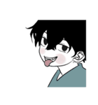黒髪男子yuの日常（個別スタンプ：11）