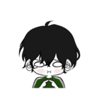 黒髪男子yuの日常（個別スタンプ：17）