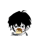 黒髪男子yuの日常（個別スタンプ：20）
