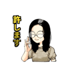 可愛いかのんちゃん vol.1（個別スタンプ：3）