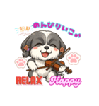 シーズー犬 ハッピーの日常文言スタンプ（個別スタンプ：34）