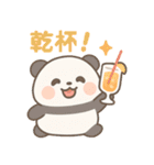 ふんわりパステル＊もふパンダ（個別スタンプ：2）