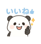 ふんわりパステル＊もふパンダ（個別スタンプ：34）