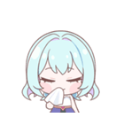 青いヘビ族シーラの一日（個別スタンプ：2）