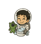 Dr.サム（銀河冒険バージョン）（個別スタンプ：2）