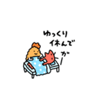 動くしょぼいエビフライ（個別スタンプ：12）