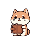 柴犬ベビーの株探検記 (漢字) Ver6（個別スタンプ：37）