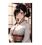 着物美女写真（個別スタンプ：6）