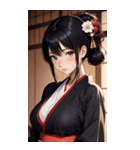 着物美女写真（個別スタンプ：11）