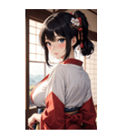 着物美女写真（個別スタンプ：14）