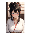 着物美女写真（個別スタンプ：16）