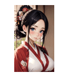 着物美女写真（個別スタンプ：19）