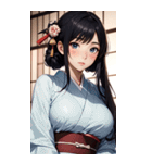 着物美女写真（個別スタンプ：20）