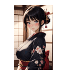着物美女写真（個別スタンプ：21）
