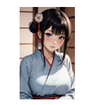 着物美女写真（個別スタンプ：23）
