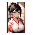 着物美女写真（個別スタンプ：24）