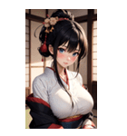 着物美女写真（個別スタンプ：25）