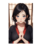 着物美女写真（個別スタンプ：26）