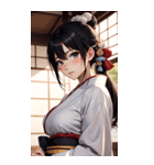 着物美女写真（個別スタンプ：29）