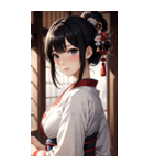 着物美女写真（個別スタンプ：30）