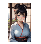 着物美女写真（個別スタンプ：31）