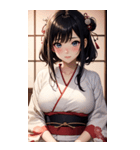 着物美女写真（個別スタンプ：34）