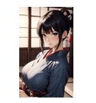 着物美女写真（個別スタンプ：38）