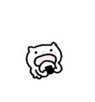 しろガムねこ（個別スタンプ：7）