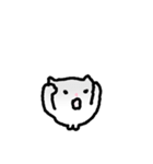 しろガムねこ（個別スタンプ：9）