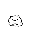 しろガムねこ（個別スタンプ：10）