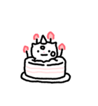 しろガムねこ（個別スタンプ：12）