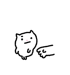 しろガムねこ（個別スタンプ：13）