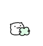 しろガムねこ（個別スタンプ：21）