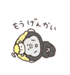 ヘアバンド。シュールなミニゴリラ（個別スタンプ：31）