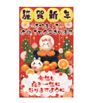 BIG！豪華絢爛！通年バラエティ年賀状DX 再販（個別スタンプ：14）