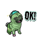 動くフラン犬（個別スタンプ：6）