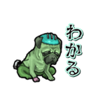 動くフラン犬（個別スタンプ：8）