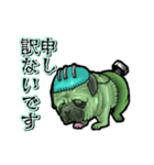 動くフラン犬（個別スタンプ：15）